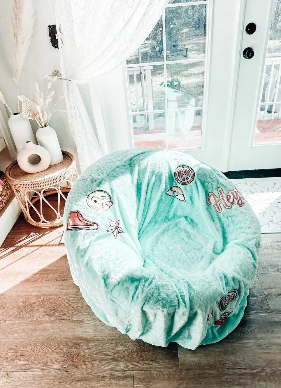 Justice Girls Groovy Soft Bean Bag Chair Cover Discontinued